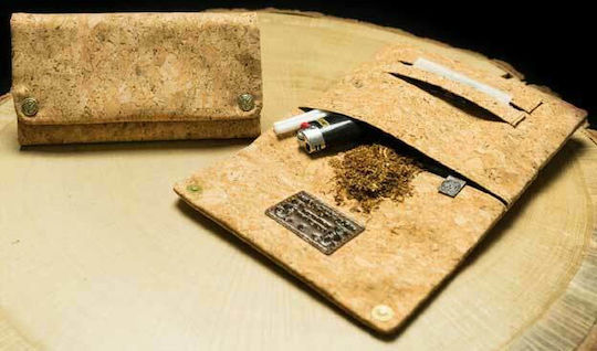 Original Kavatza Tobacco Pouch With Magnetic Clasp 15x8.5cm Beige