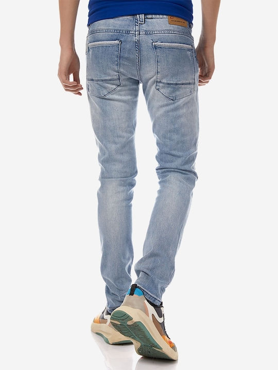 Camaro Herren Jeanshose in Slim Fit Hellblau