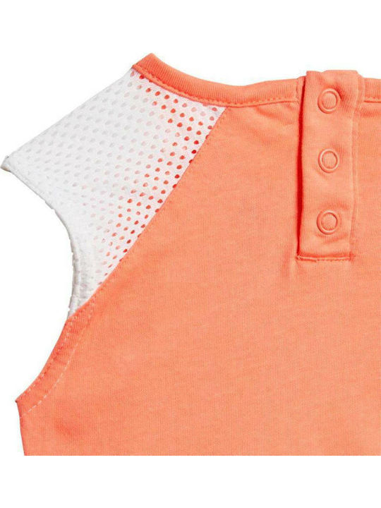 Rochie pentru Copii Mâneca scurta Portocaliu