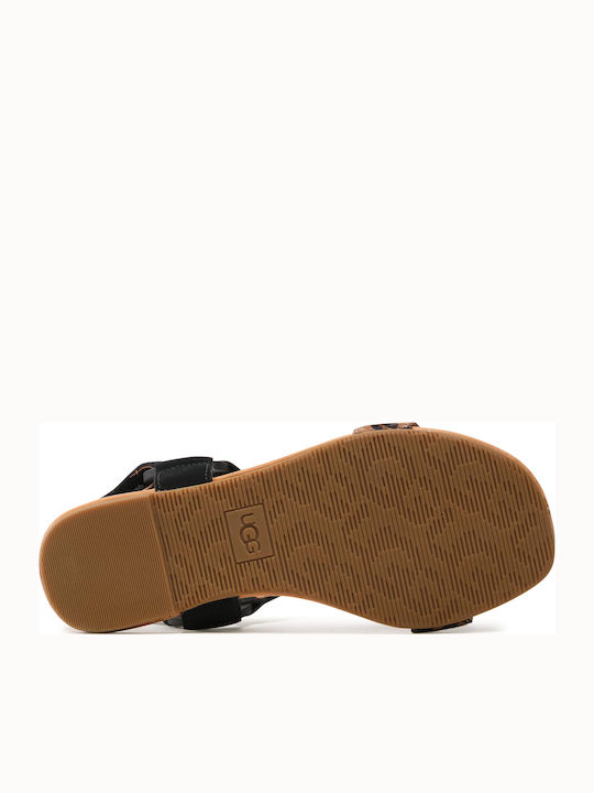 Rynell Leder Flache Sandalen für Damen mit Riemen
