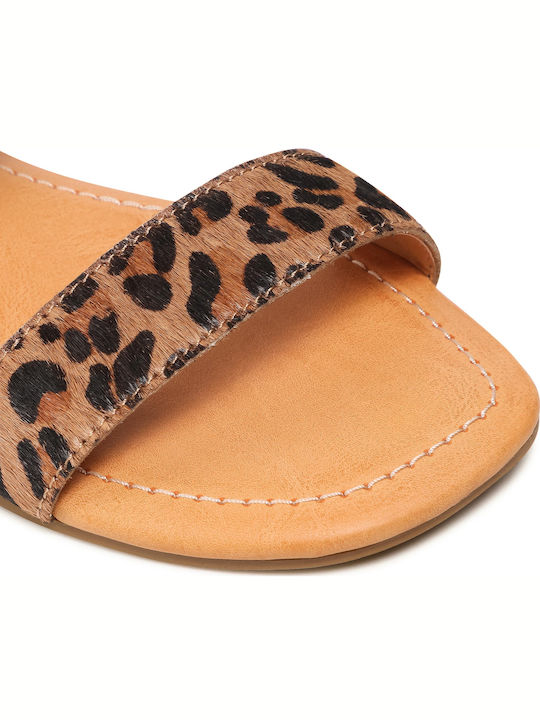 Rynell Leder Flache Sandalen für Damen mit Riemen