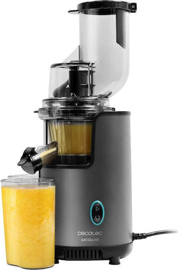Cecotec Juice & Live 2500 Easyclean Αποχυμωτής Αργής Σύνθλιψης 200W Inox Γκρι