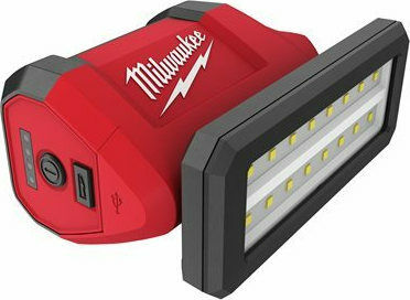 Milwaukee Battery Workshop Light LED IP54 with Brightness up to 700lm