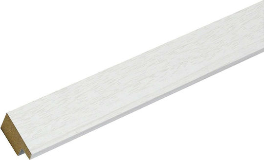 Deknudt S66KF1 Wooden Photo Frame with White Frame