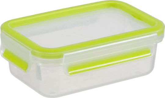 Emsa Clip & Close Plastic Lunch Boxes Green 12.5x17.5cm 3 Pieces