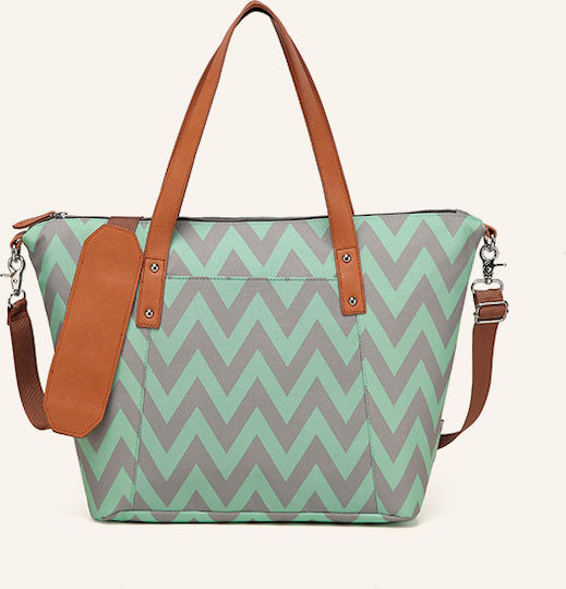 Dolls & Tracks Shoulder/Hand Diaper Bag Tote Green