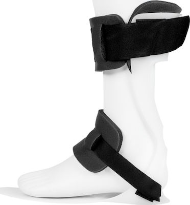 Medical Brace MB.6310 Νάρθηκας Ποδοκνημικής Αριστερής Πλευράς σε Μαύρο Χρώμα