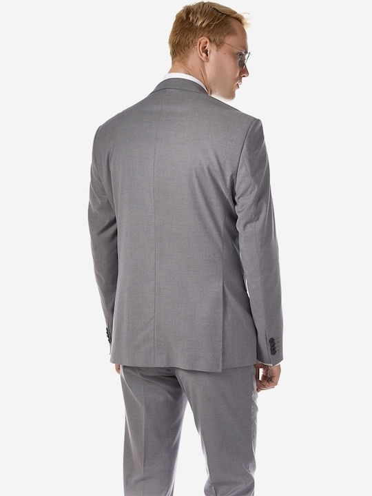 Sogo Men's Suit Regular Fit Gray