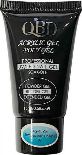 QBD Temperature Change Nail Acrygel 07 Colorful 15ml