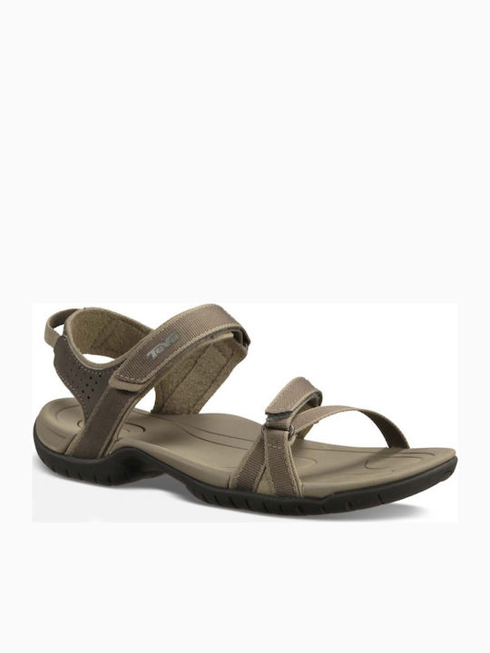 Verra Women's Flat Sandals Sporty in Green Color
