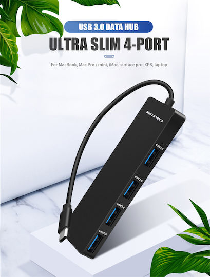 Cabletime C160 Hub 4 Anschlüsse USB 3.0 mit USB-C Schnittstelle