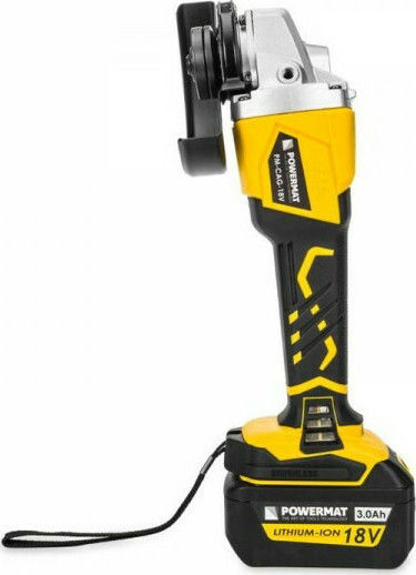 Powermat PM-CAG-18V Polizor unghiular 125mm Baterie 2x3Ah