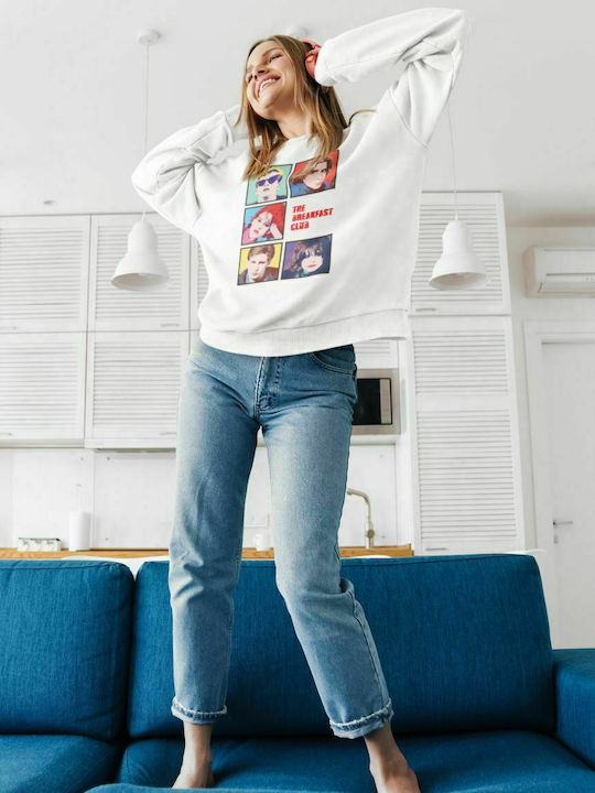 The Breakfast Club w Sweatshirt - WHITE