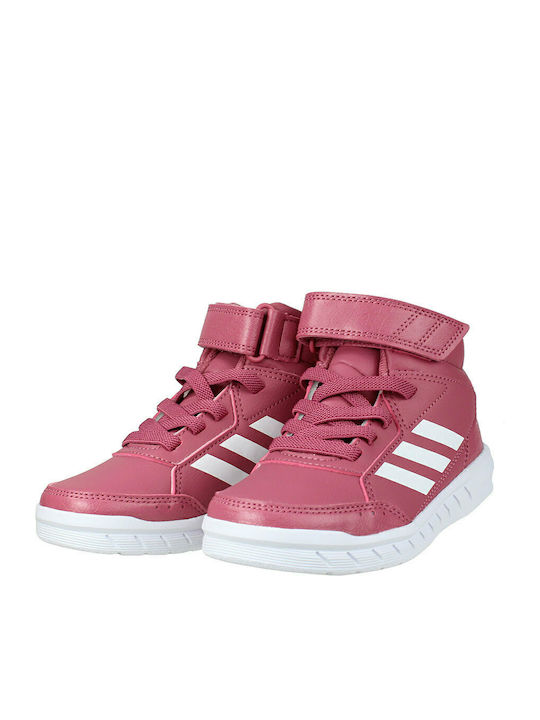 Altasport Mid EL Παιδικά Sneakers High με Σκρατς Ροζ