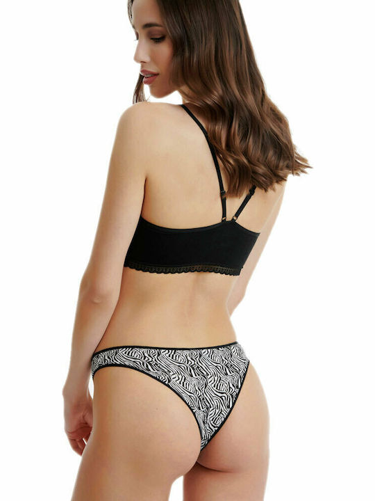 Bamboo Women's Brazil 2Pack Black