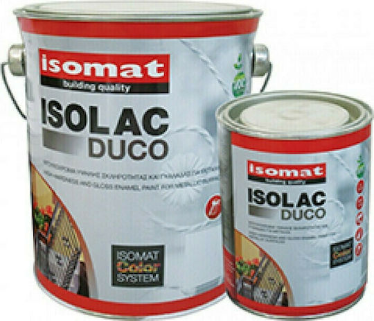 Isomat Varnish Colour Solvent Isolac Duco 0.375lt Έλατο Shiny