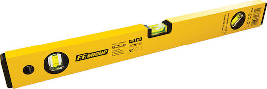 F.F. Group 13888 Spirit Level Aluminum 100cm with 3 Eyes