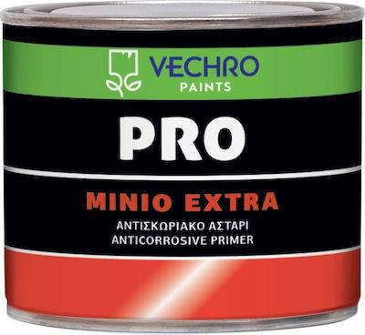 Vechro Μίνιο Extra Grundierung Korrosionsschutzgrundierung für den professionellen Einsatz Rot-orange Geeignet für Metall 0.50kg