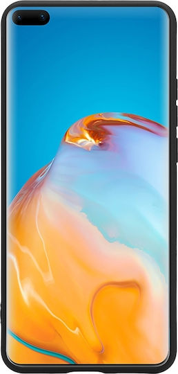 Crong Color Premium Back Cover Σιλικόνης Μαύρο (Huawei P40 Pro)
