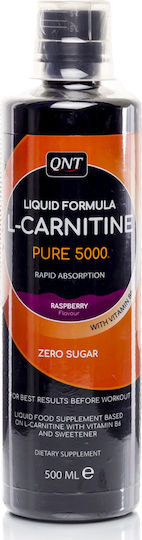 QNT L-Carnitine Pure Liquid 5000mg with Flavor Raspberry 500ml