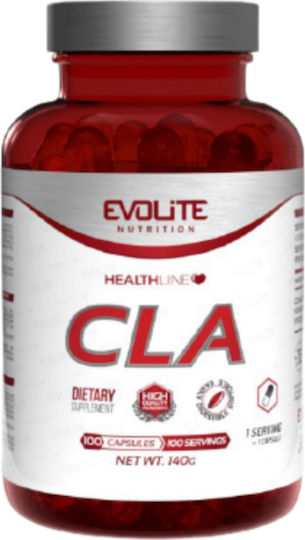Evolite CLA Fat Burner 1000mg 100 caps 100 softgels