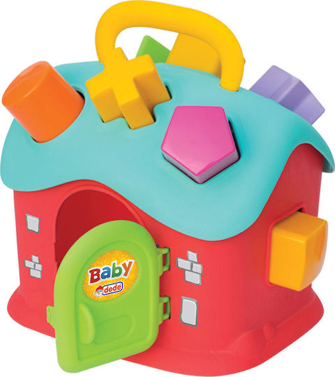 Dede Παιχνίδι Ταξινόμησης Σχημάτων Shape Sorter House για 12+ Μηνών