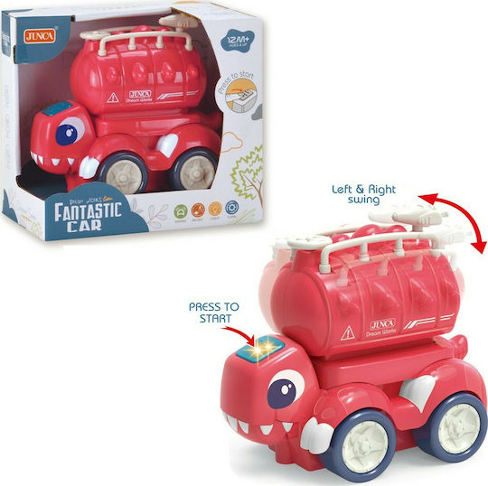 Junca Push Along Little Dinosaur Vehicle with Lights for 12++ Months