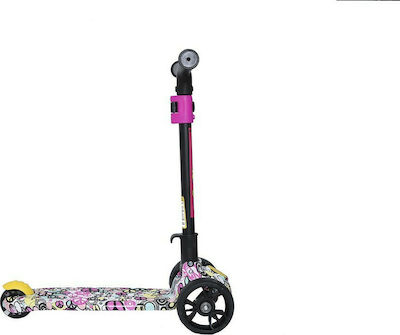 Kids Scooter Foldable SY-S365 3-Wheel for 3+ Years Pink