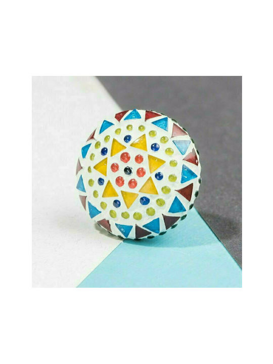 Synchronia Knob Furniture made of Ceramic Mosaic D50mm LI-19A-4033 1pcs