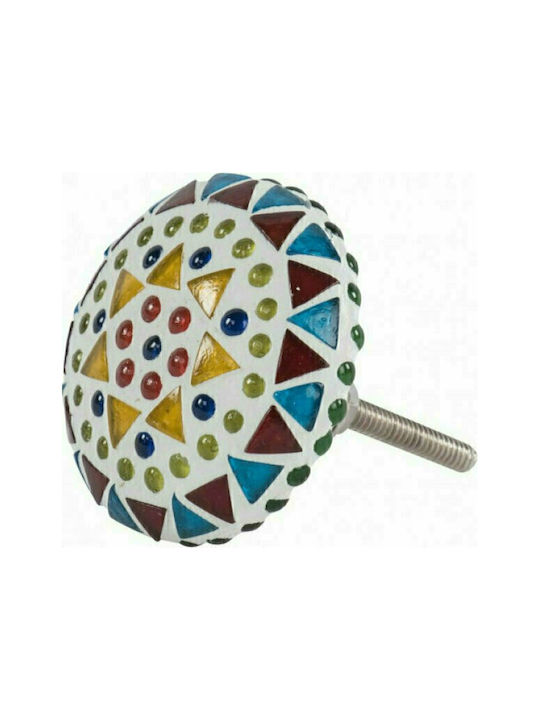 Synchronia Knob Furniture made of Ceramic Mosaic D50mm LI-19A-4033 1pcs
