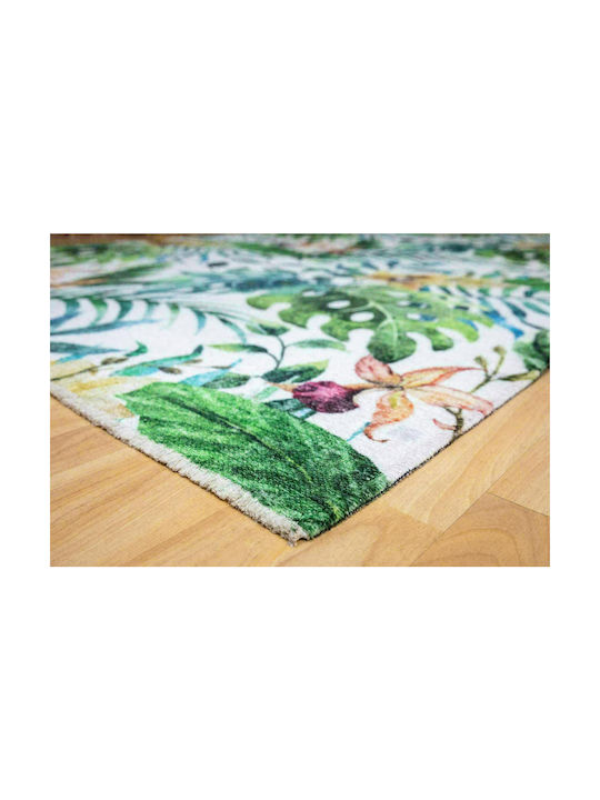 Ezzo 9096 Rug Rectangular Summer Fiori White Multi