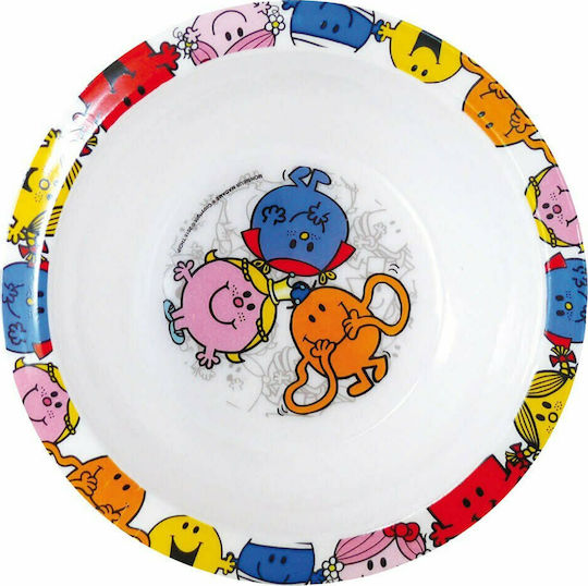 Ango Σετ Φαγητού Mr. Men & Little Miss από Πλαστικό Πολύχρωμο 3τμχ για 6+ μηνών