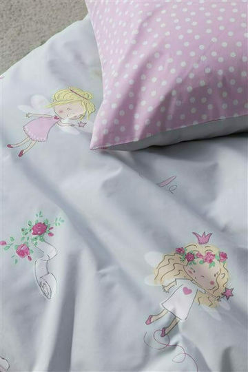 Nima Παιδικό Κουβερλί Μονό Fairy Tailor Γκρι 160x240εκ.