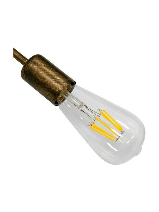 GloboStar Liberta Deckenleuchte 44.5cm Kupfer mit Fassung E27