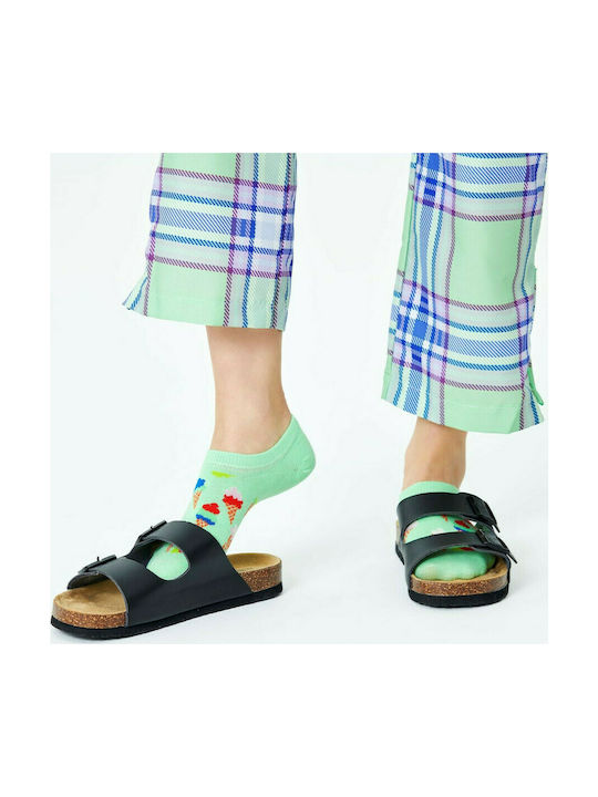 Happy Socks Ice Cream Unisex Κάλτσες με Σχέδια Πράσινες