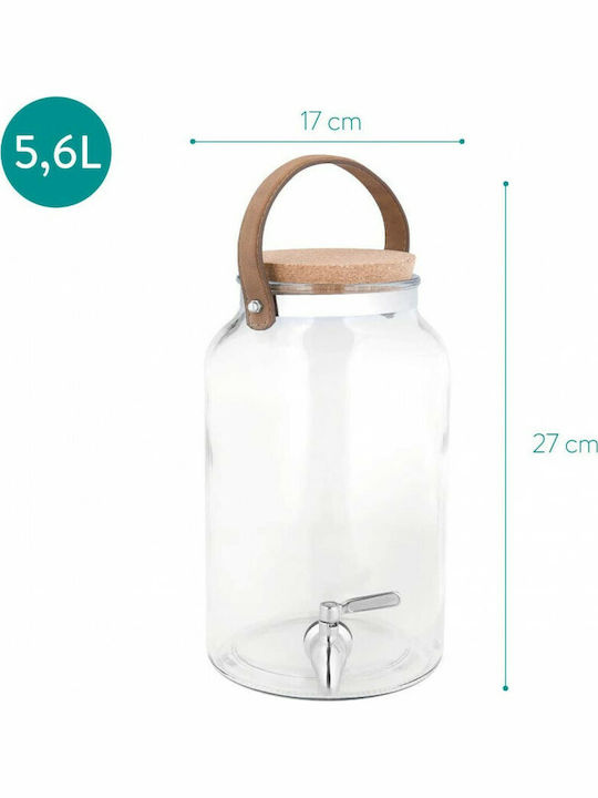 Navaris Dispenser Cold 5.6lt L17 x W17 x H27 cm