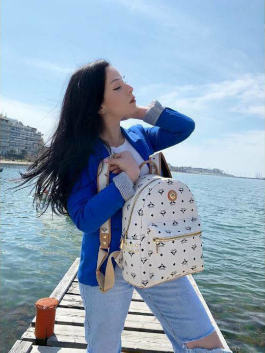 Women's Bag Backpack Beige