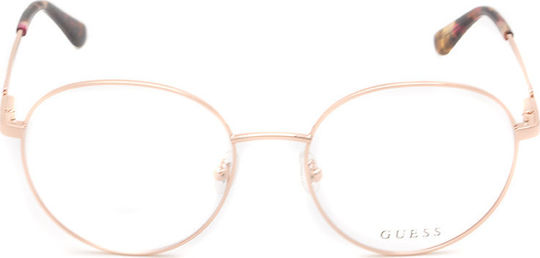 Guess Eyeglass Frame Rose Gold GU2812 028