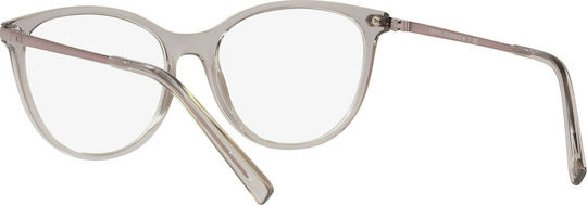 Armani Exchange Дамски Ацетатен Скелет Пеперуда Сив AX3078 8240