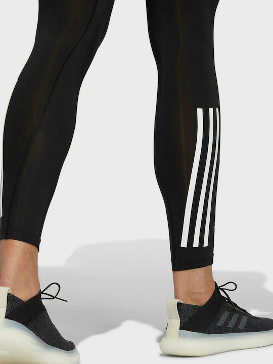 adidas Techfit 3-Stripes Ανδρικό Αθλητικό Κολάν Compression Μακρύ Μαύρο