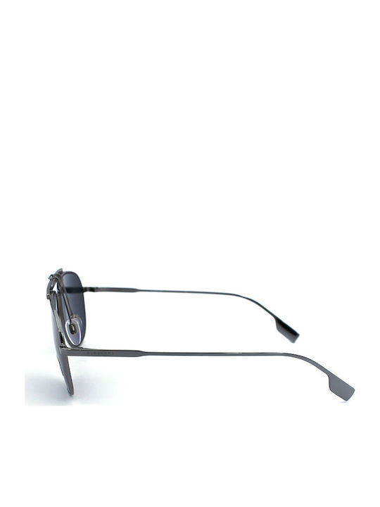 Burberry Sunglasses Silver with Metal Frame & Blue Lens Burberry Sunglasses Silver with Metal Frame & Blue Lens