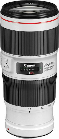 Canon Full Frame Camera Lens EF 70-200mm f/4L IS II USM Tele Zoom for Canon EF Mount White