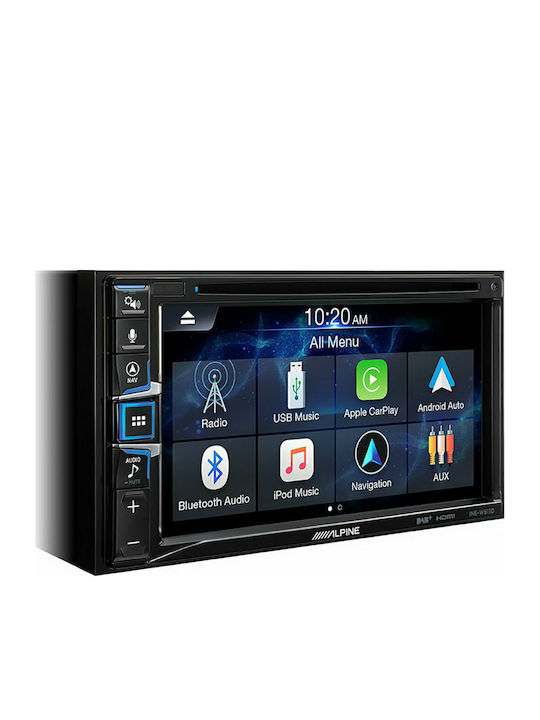 Alpine Ηχοσύστημα Αυτοκινήτου 2DIN (Bluetooth/USB/AUX) με Οθόνη Αφής 6.5"