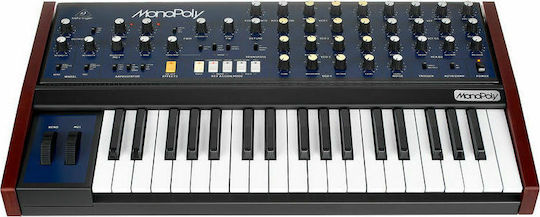 Behringer Synthesizer MonoPoly με 37 SemiWeighted Πλήκτρα Μπλε