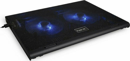 Havit F2050 Cooling Pad for Laptop up to 15.6" with 2 Fans and Lighting