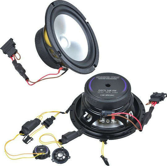 Ground Zero Σετ Ηχεία Αυτοκινήτου Διαιρούμενα 6.5" με 120W RMS (2 Δρόμων)