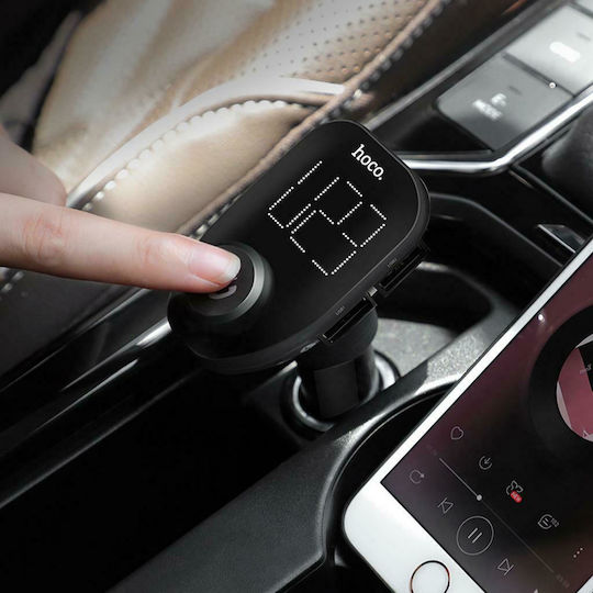Hoco FM Transmitter Autovehicul E45 cu USB / Bluetooth