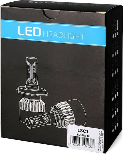 M-Tech Лампи Автомобила C6 H1 LED 6500К Хладно бяло 9-32V 10W 2бр