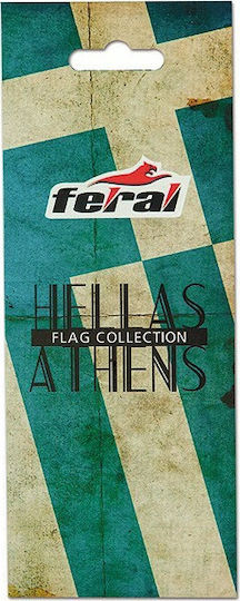 Feral Car Air Freshener Tab Pendand Flag Collection Greece