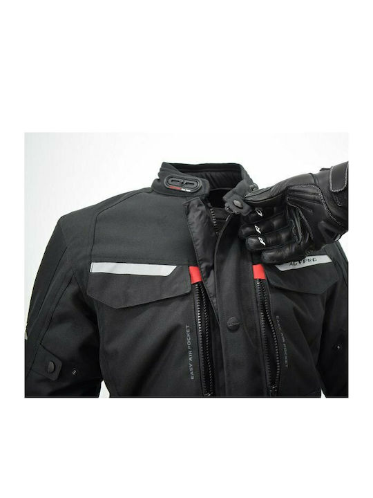 AGVpro Tornado Men's Motorcycle Jacket 4 Seasons Waterproof Black